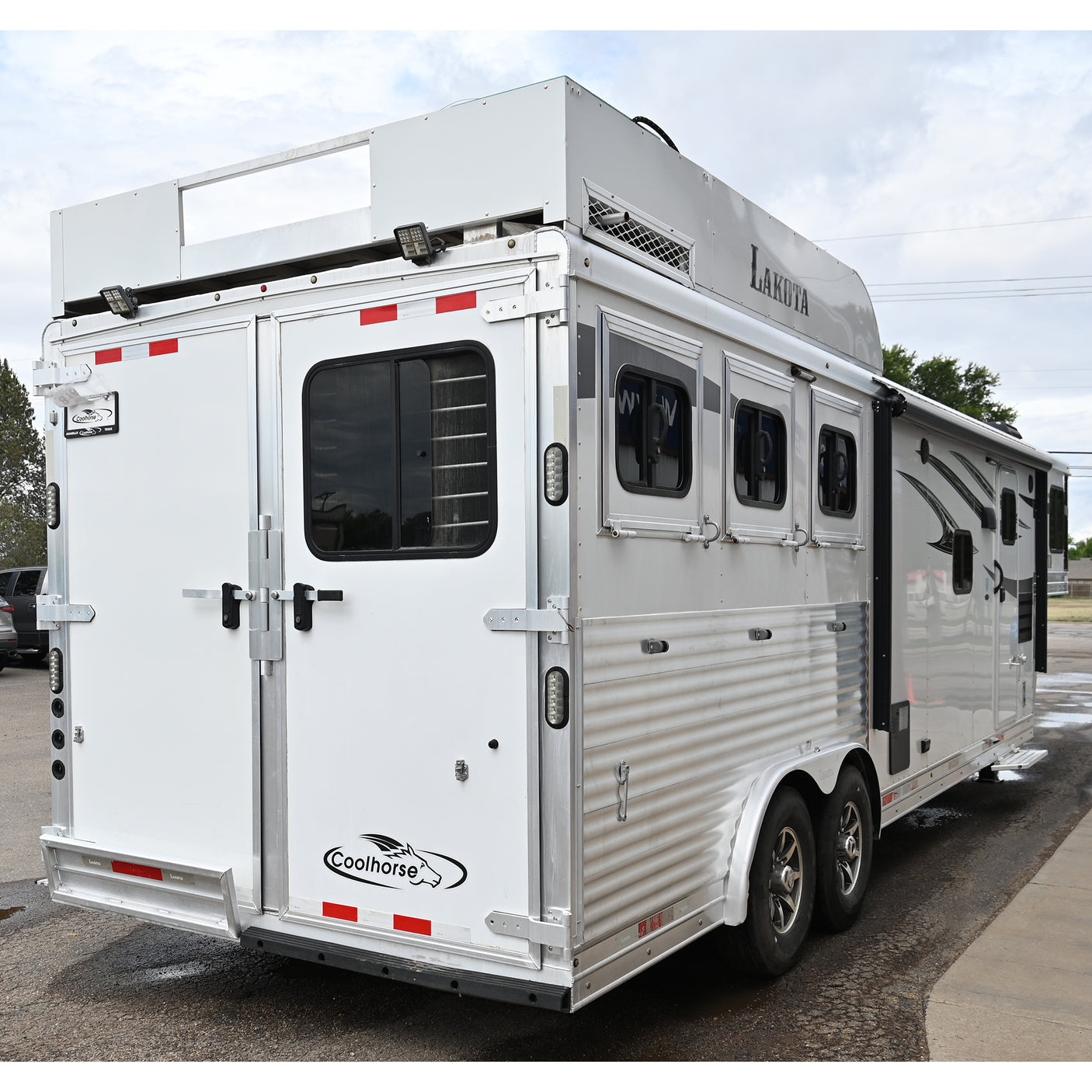 2018 Lakota Charger 3 Horse Trailer with  11' Living Quarters and Slide Out