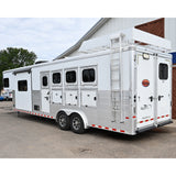2018 Sundowner 4 Horse 11' Living Quarter, Slide Out, Horse Trailer
