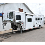 2018 Sundowner 4 Horse 11' Living Quarter, Slide Out, Horse Trailer