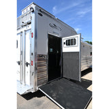2026 Cimarron 3 Horse Trailer Side Load 15' Outlaw Living Quarter Air Ride