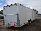 2015 4 Star 15' LQ, 17' Garage Toyhauler, Outlaw Conversion Trailer