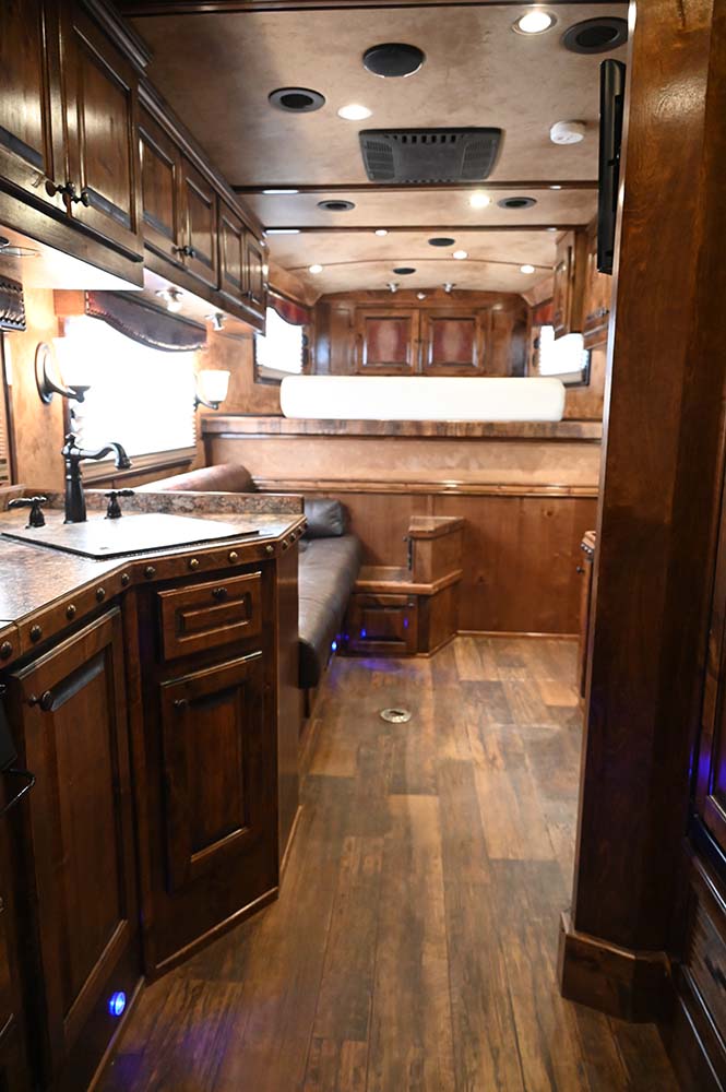 2015 4 Star 15' LQ, 17' Garage Toyhauler, Outlaw Conversion Trailer