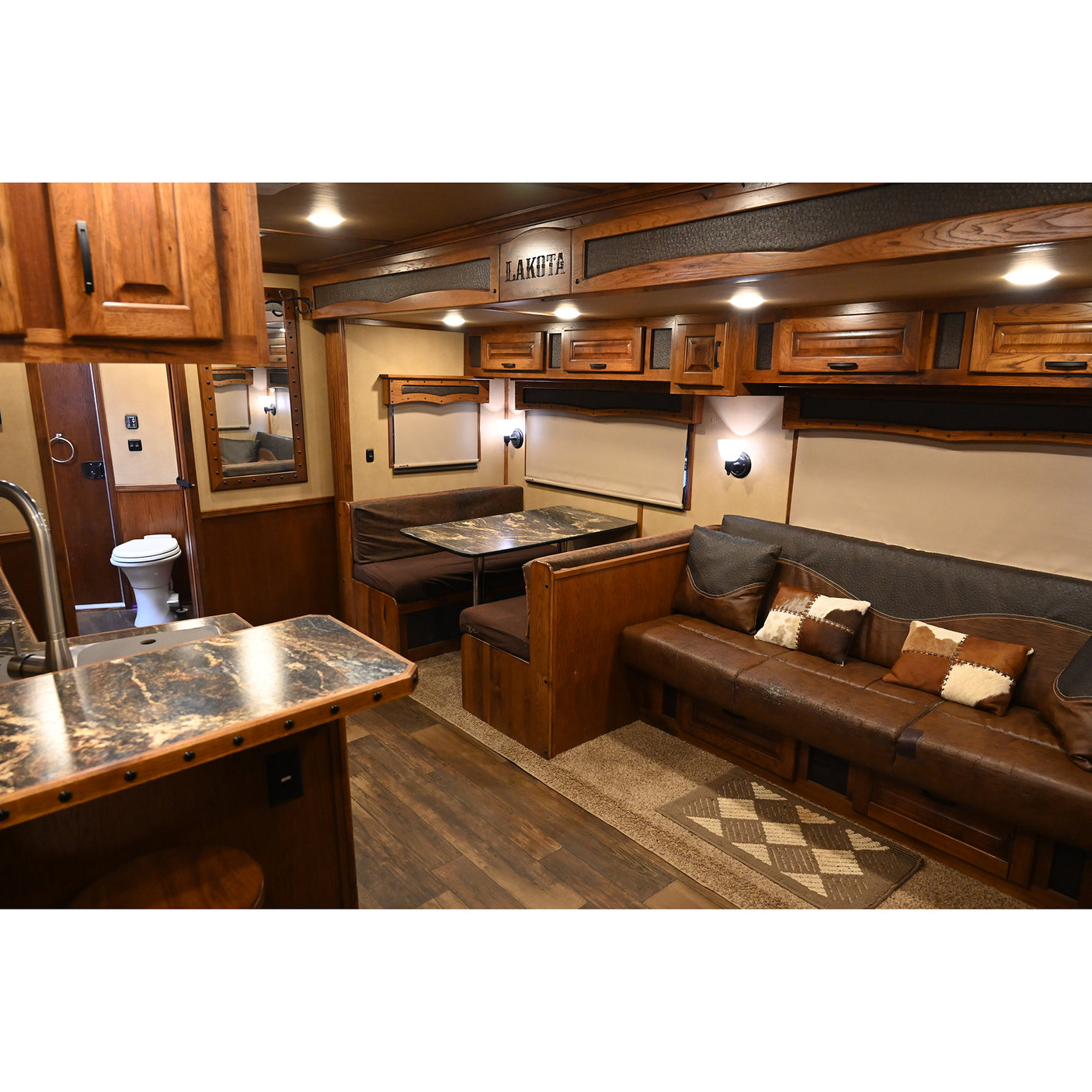 2016 Lakota BigHorn 3 Horse Trailer with 16' Living Quarter