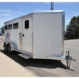 2027 4 Star 3 Horse Bumper Pull Trailer 6'x10" x 15'