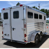 2027 4 Star 3 Horse Bumper Pull Trailer 6'x10" x 15'