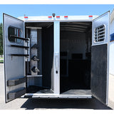 2006 Elite 3 Horse 9' Living Quarter Horse Trailer