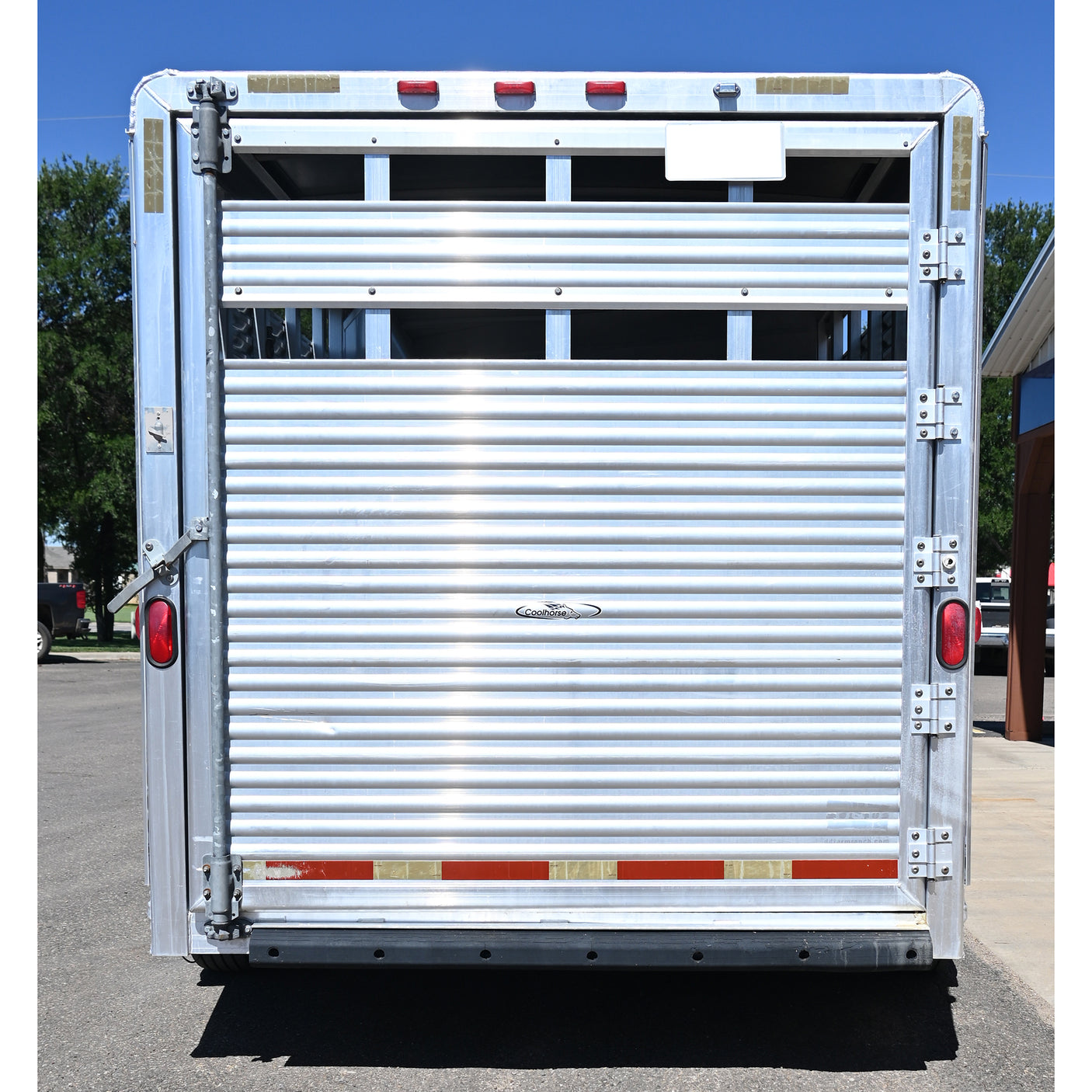 2003 Exiss 3 Horse Stock Combo Trailer