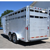 2003 Exiss 3 Horse Stock Combo Trailer