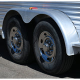 2003 Exiss 3 Horse Stock Combo Trailer