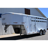 2003 Exiss 3 Horse Stock Combo Trailer