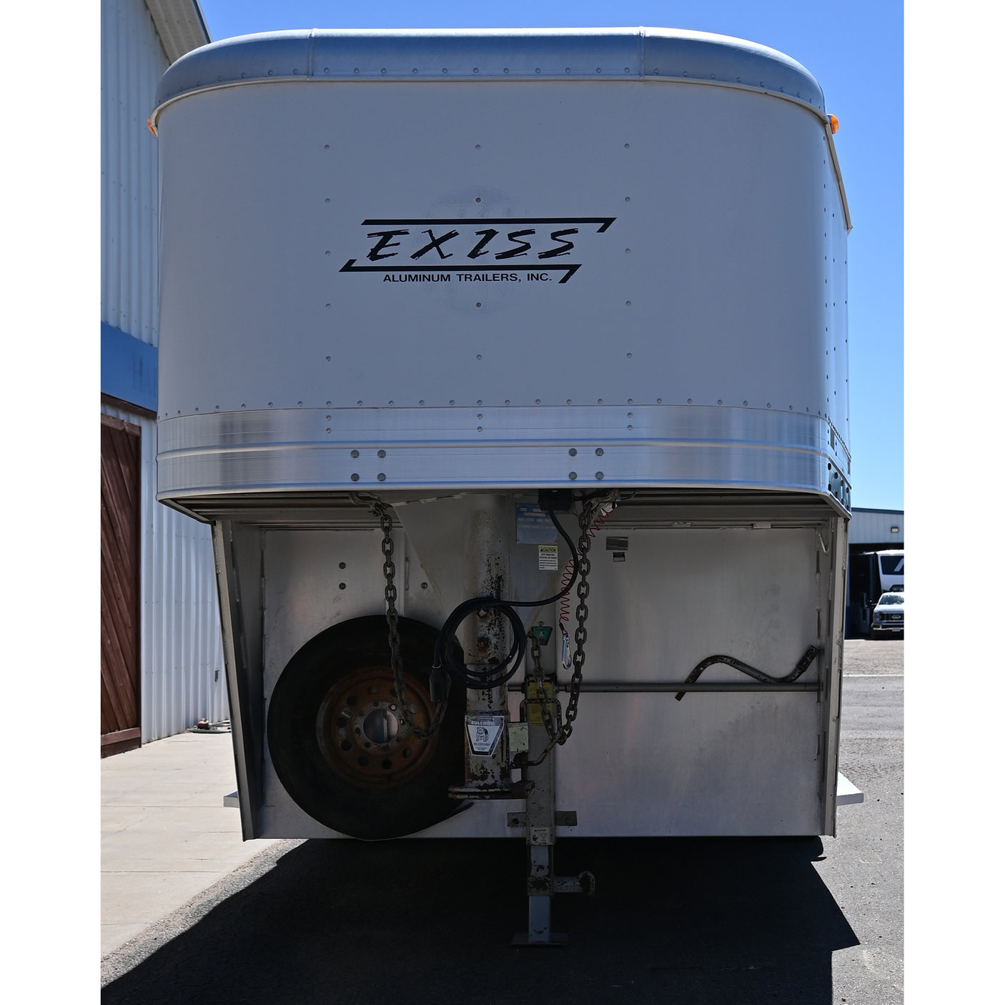 2003 Exiss 3 Horse Stock Combo Trailer
