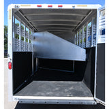 2003 Exiss 3 Horse Stock Combo Trailer