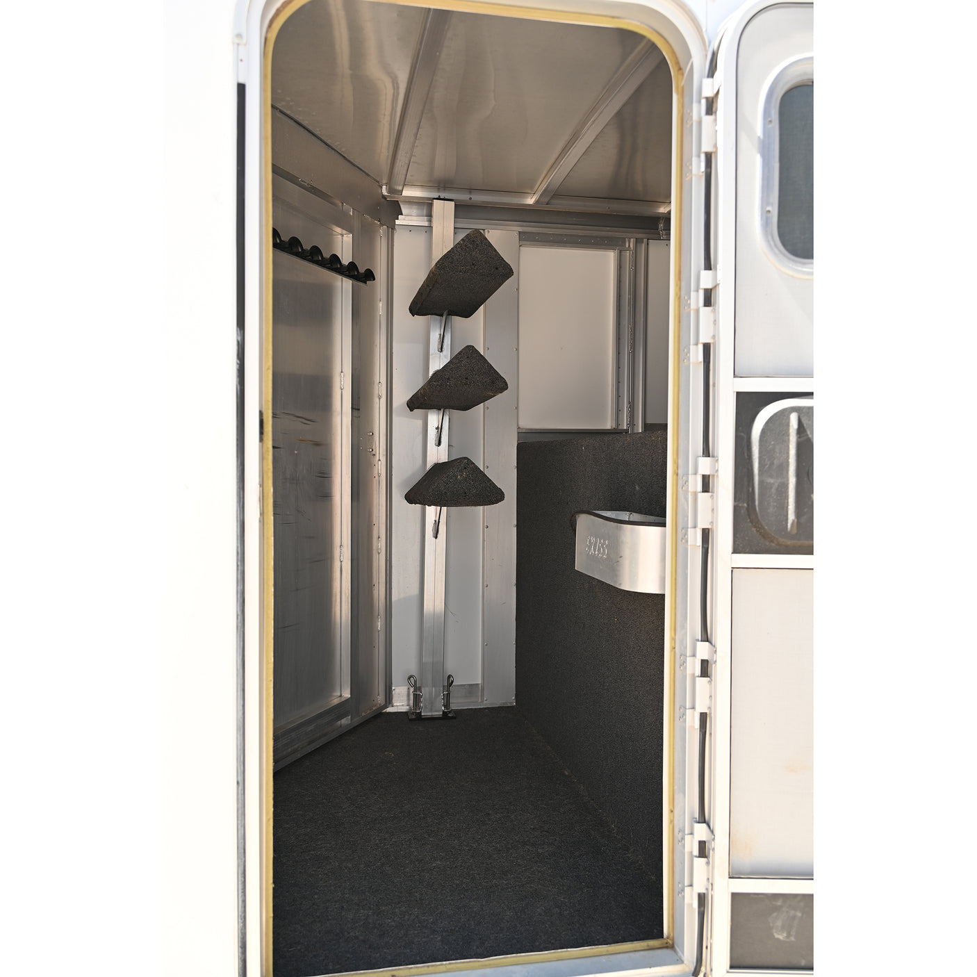 2003 Exiss 3 Horse Stock Combo Trailer