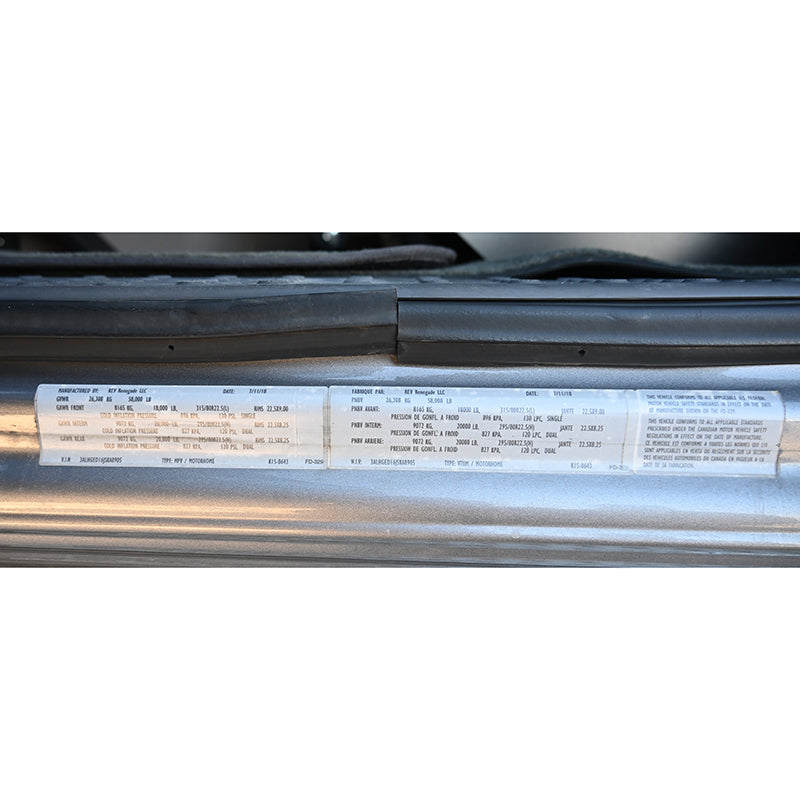 2019 Renegade XL 45' Coach Model X45QB on Freightliner Cascadia Chassis