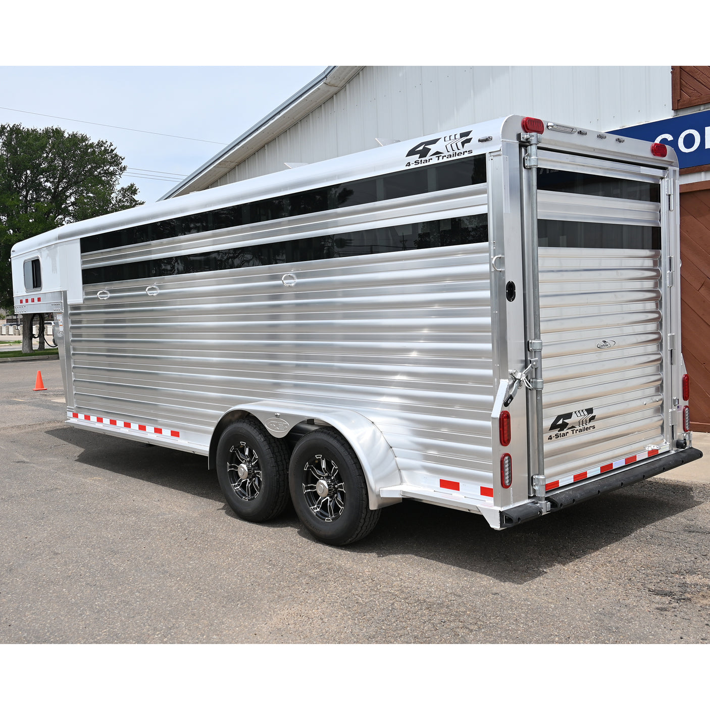 2027 4 Star 4 Horse Stock Combo Trailer 6'10" Wide x 20' Long