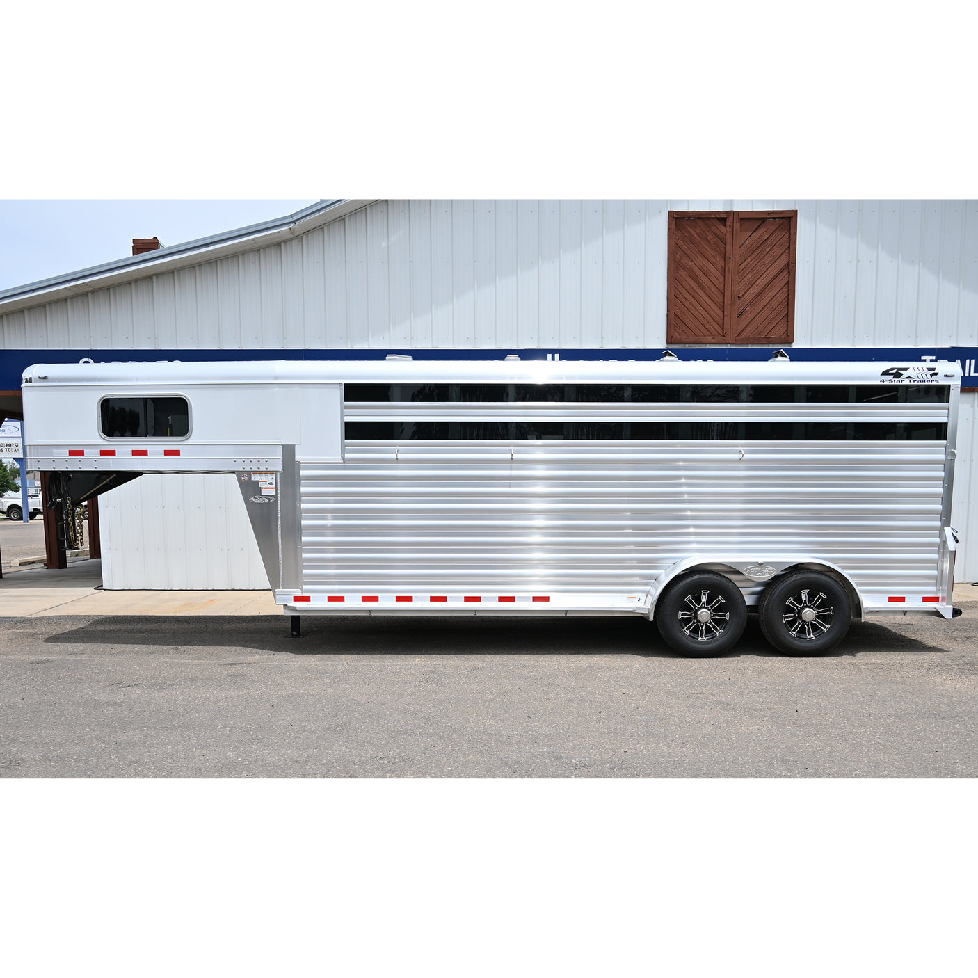 2027 4 Star 4 Horse Stock Combo Trailer 6'10" Wide x 20' Long