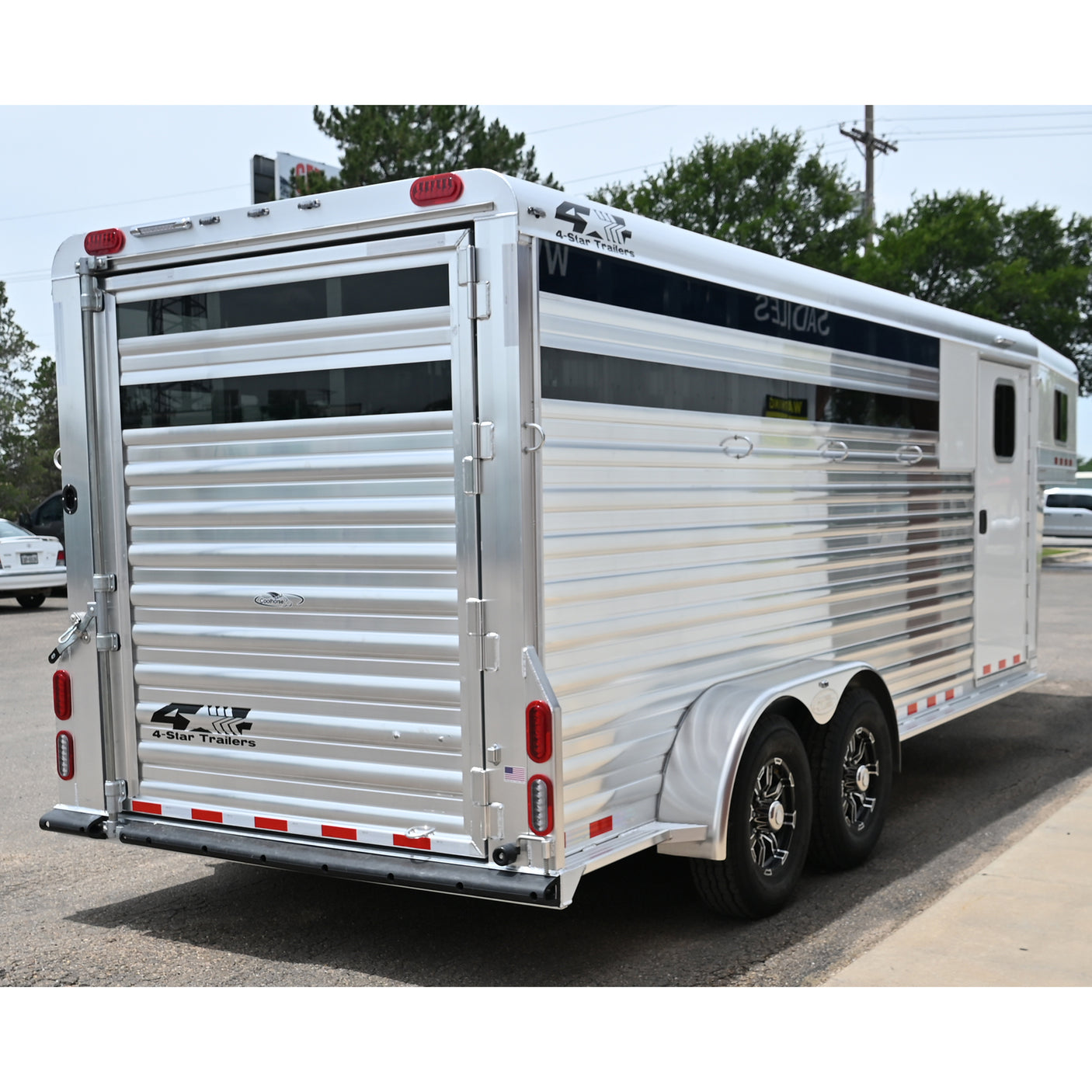2027 4 Star 4 Horse Stock Combo Trailer 6'10" Wide x 20' Long