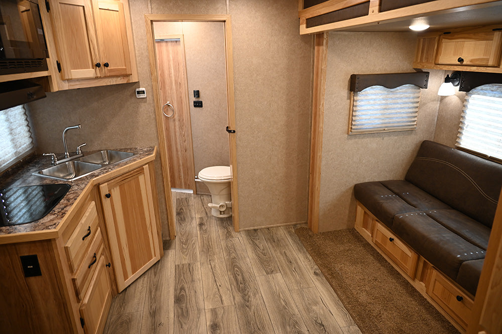 2021 Lakota Charger Stock Combo Trailer 11' LQ, 16' Stock Compartment