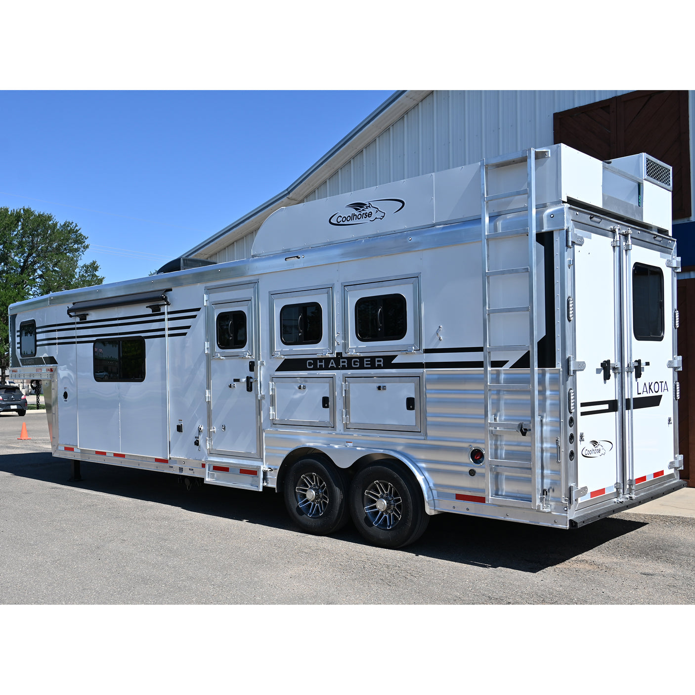 2027 Lakota Charger 3 Horse 11' Rear Kitchen Slide Out Model CH8311RK