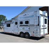 2027 Lakota Charger 3 Horse 11' Rear Kitchen Slide Out Model CH8311RK