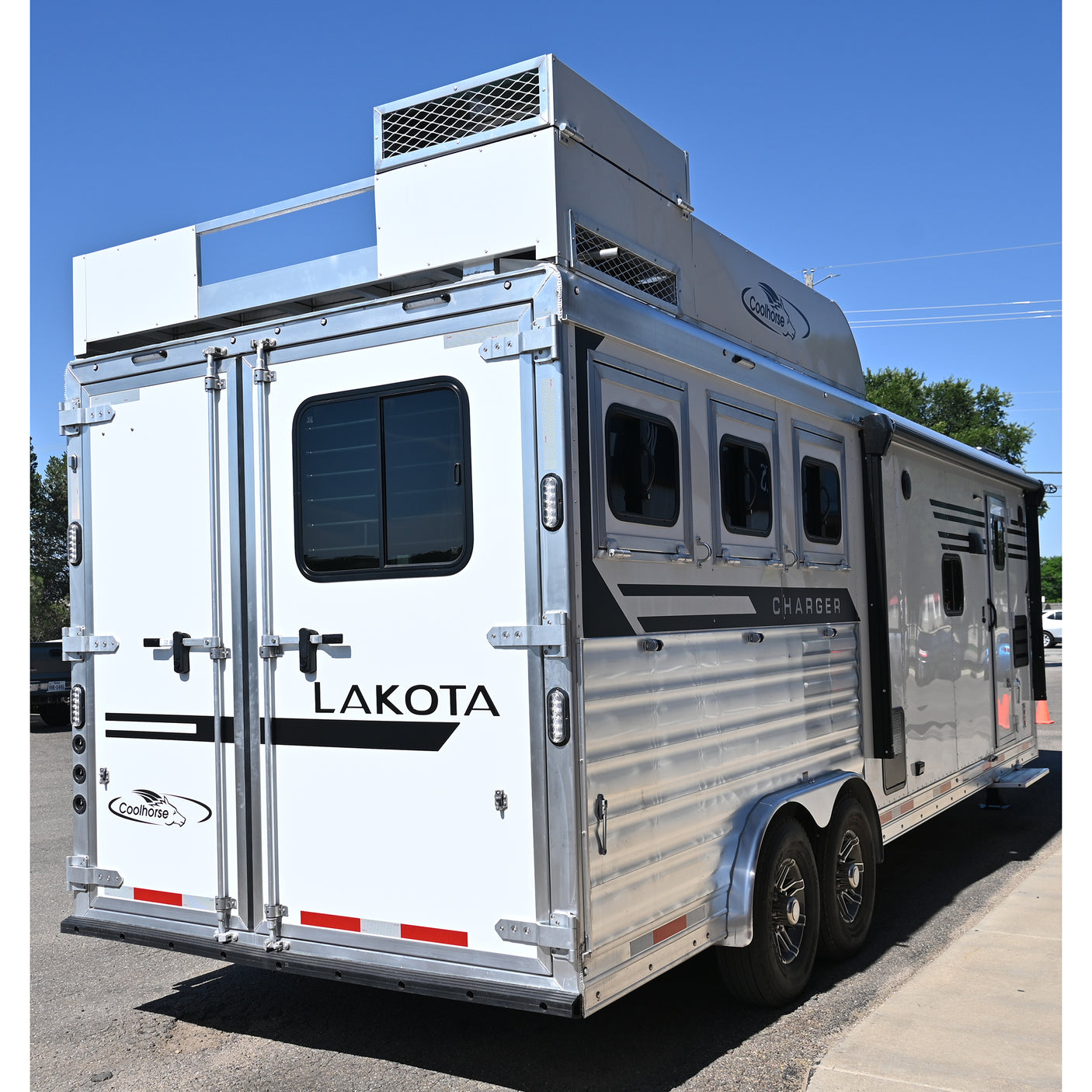 2027 Lakota Charger 3 Horse 11' Rear Kitchen Slide Out Model CH8311RK