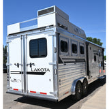 2027 Lakota Charger 3 Horse 11' Rear Kitchen Slide Out Model CH8311RK