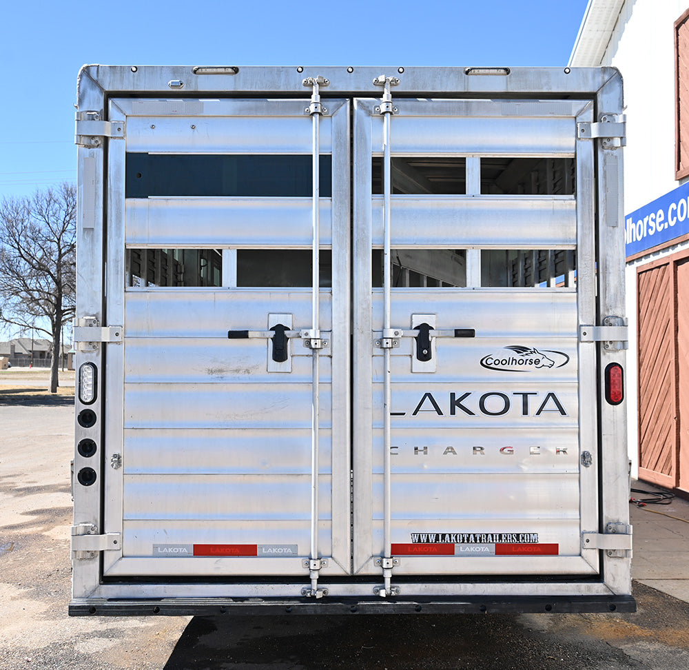 2021 Lakota Charger Stock Combo Trailer 11' LQ, 16' Stock Compartment