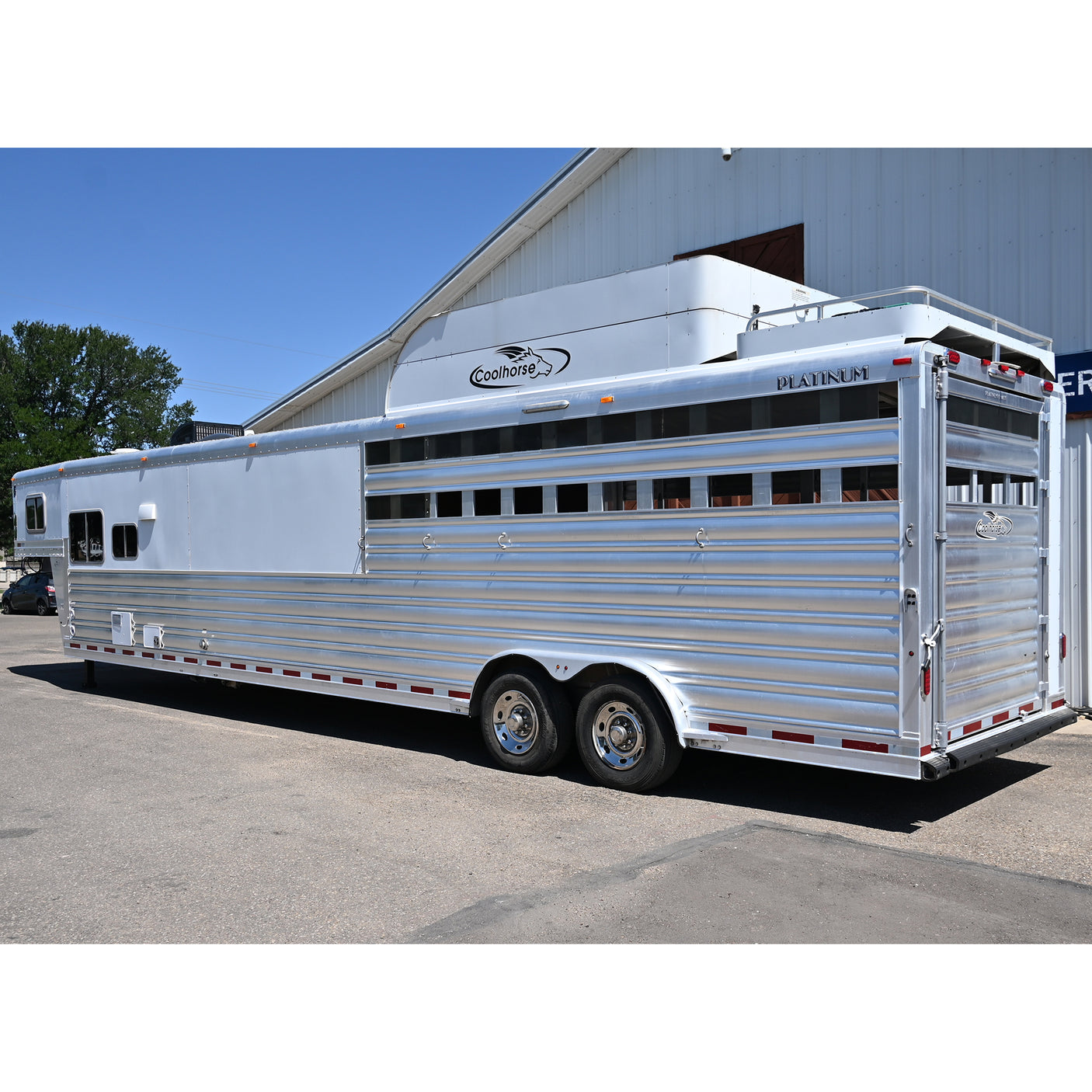2019 Platinum Stock Combo Trailer 11' Outback Living Quarter