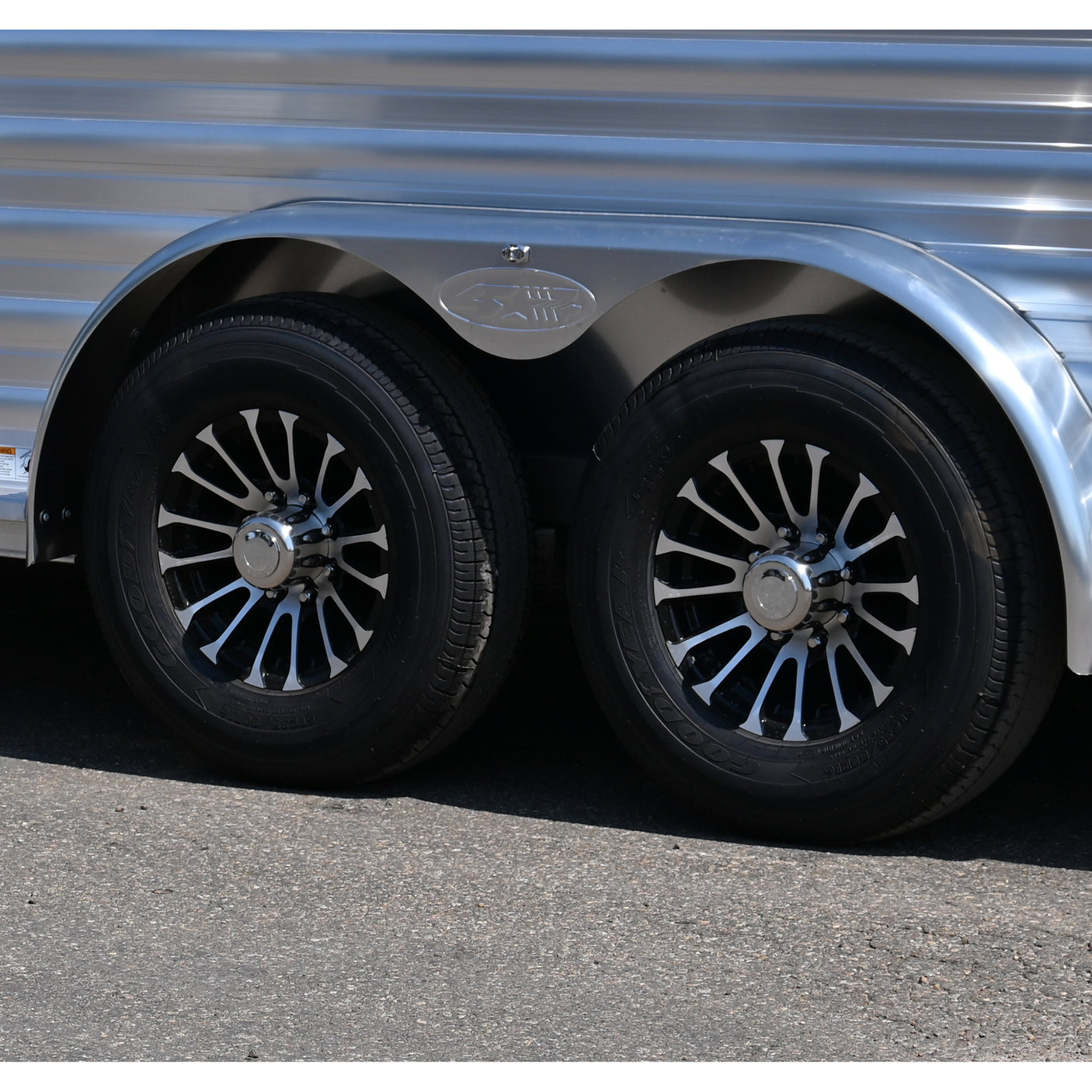 2027 4 Star 5 Horse Stock Combo 7'6" Wide x 23' Long Horse Trailer