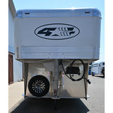 2027 4 Star 5 Horse Stock Combo 7'6" Wide x 23' Long Horse Trailer