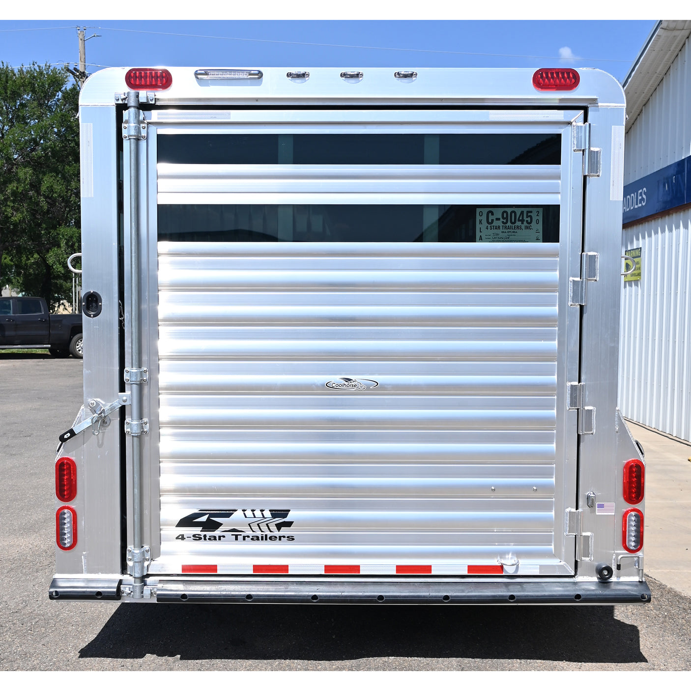 2027 4 Star 5 Horse Stock Combo Horse Trailer