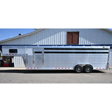 2027 4 Star 5 Horse Stock Combo Horse Trailer