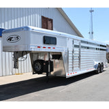 2027 4 Star 5 Horse Stock Combo Horse Trailer