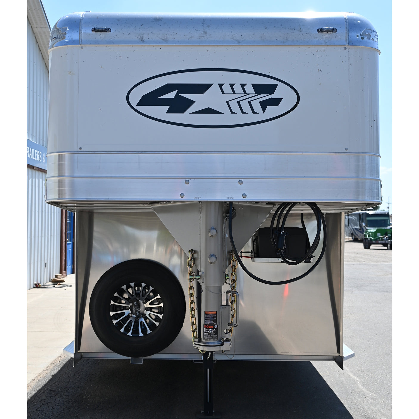 2027 4 Star 5 Horse Stock Combo Horse Trailer