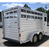 2023 Featherlite 3 Horse Stock Combo Bumper Pull Horse Trailer