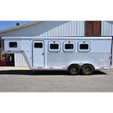 2002 Exiss 3 Horse Gooseneck Horse Trailer
