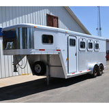 2002 Exiss 3 Horse Gooseneck Horse Trailer