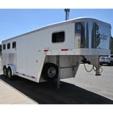 2002 Exiss 3 Horse Gooseneck Horse Trailer