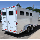2002 Exiss 3 Horse Gooseneck Horse Trailer