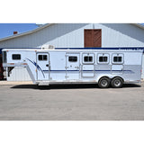 2001 Exiss 4 Horse Trailer with 6' Dressing Room