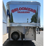 2024 Bloomer 4 Horse Gooseneck Trailer with Trainer's Tack & Integrated Hay Pod