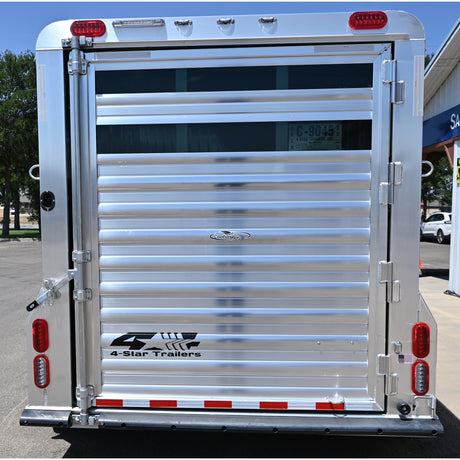 2027 4 Star 3 Horse Stock Combo Horse Trailer
