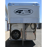 2027 4 Star 3 Horse Stock Combo Horse Trailer
