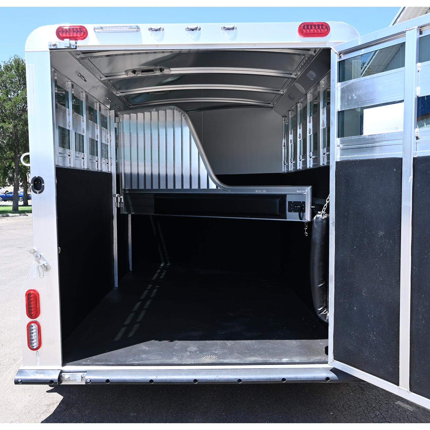 2027 4 Star 3 Horse Stock Combo Horse Trailer