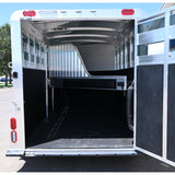 2027 4 Star 3 Horse Stock Combo Horse Trailer