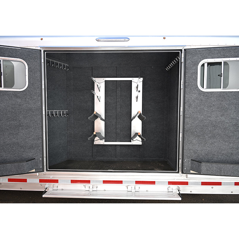 2025 Platinum Coach 4 Horse Gooseneck, Trainer's Tack Model Horse Trailer