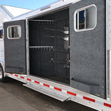 2025 Platinum Coach 4 Horse Gooseneck, Trainer's Tack Model Horse Trailer