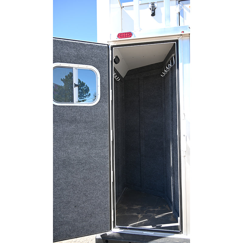 2025 Platinum Coach 4 Horse Gooseneck, Trainer's Tack Model Horse Trailer