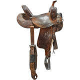 Used 13.5" Double J Barrel Racing Saddle