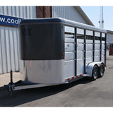 2024 Maverick 3 Horse Trailer Bumper Pull Stock Combo Trailer